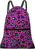 HOLYLUCK Drawstring Backpack Bag Sport Gym Sackpack
