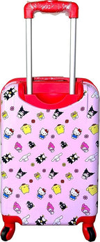 Fast Forward Kids Licensed Hard-Side 21" Spinner Luggage Lightweight Carry-on Suitcase Hello Kitty I