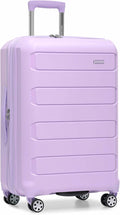 Traveler's Choice Pagosa Hardshell Expandable Luggage with Spinner Wheels, Lavender, 26-Inch Medium