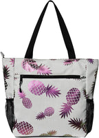 Original Floral Water Resistant Large Tote Bag Shoulder Bag for Gym Beach Travel Daily Bags Upgraded