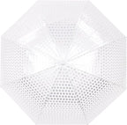 Capelli New York Adult Umbrella, Clear Umbrella for Rainy Days, Travel Essentials, Must-Have College Dorm Essentials