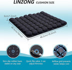 Travel Cushion Airplane Seat,Plane Seat Cushion for Long Flights,Portable Inflatable Seat Cushion for Air Travel,Office,Car and Wheelchair,Comes with Air Pump and Storage Bag