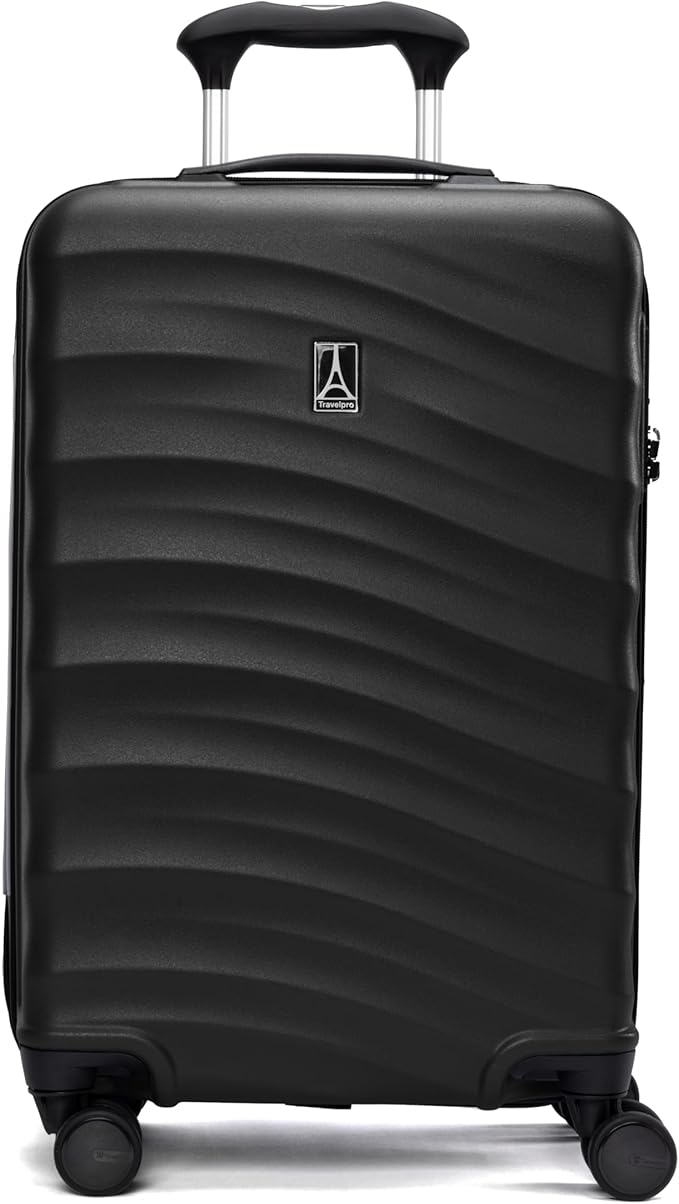 Travelpro Maxlite Air V2 Hardside Expandable Carry on Luggage, 8 Spinner Wheels, Lightweight Hard Shell Suitcase, TSA lock, Black, Carry On 20-Inch