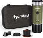 Portable Electric Espresso Machine, Self-Heating Travel Coffee Maker with 7800mAh Battery, USB-C Rechargeable, Compatible with Ground Coffee & Capsules, Maker for Camping, Office, Car