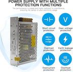 MK-SMPS-S60-12 MAKERELE DC 60W Switching Power Supply Adapter, AC 110V-220V to DC 12V Universal Regulated Transformer, Switching Converter Power Supply 5A for Strip 3D Printer CCTV Camera Motor Pump