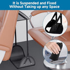 2-Pack Airplane Foot Hammock for Travel, No Collapse Foot Rest with Adjustable Strap, Portable Desk Foot Hammock to Relax Your Feet, Comfy Foot Sling Travel Essentials for Long Flights