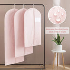 Suit Bag for Storage and Travel, (Set of 2 (23.3" x 50") Pink)