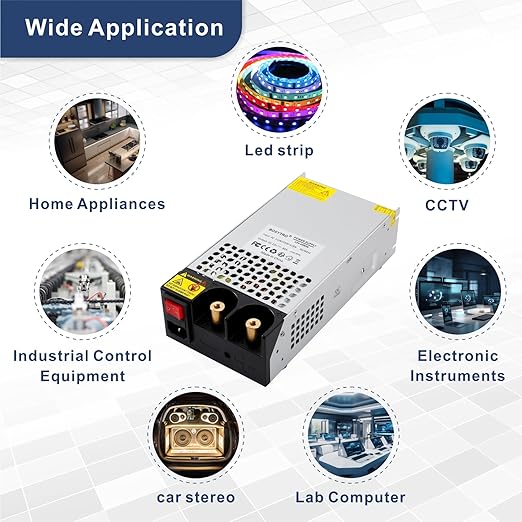 24V DC Power Supply 1000W AC to DC Converter SMPS 41A Switching Power Supply Transformer for 3D Printer, RV, Led Strip, Motor Pump, CCTV, Electronic Instruments, Lab Computer (1000, Watts)