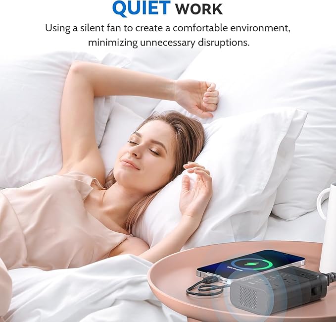 DOACE 350W Voltage Converter US to Europe - 220V to 110V Converter for European Travel, Power Adapter Combo with PD Chargers for Hair Straightener Shaver Toothbrush CPAP Laptop Camera Phone