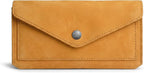 Hide & Drink, Full Grain Leather Large Female Wallet, Travel Organizer for Women, Vintage Money and Card Holder, Handmade, Old Tobacco