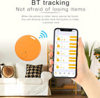 Konohan 5 Packs Smart Item Finder Portable Tracker GPS Tracking Mobile Anti Loss Smart Device Key Finder Tag Locator with Sound for Bags Wallets Backpacks Pets Keys Luggage(Fresh)