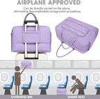 Travel Duffel Bags for Women with Shoe Compartment, Weekender Overnight Bag with Wet Pocket & Toiletry Bag, Carry On Personal Item Bag, Travel Tote Gym Bag, Hospital Bags for Labor and Delivery