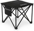 NUMANU Oversized Padded Camping Stool for Adults, Thick Padded 18.5" Heavy Duty Outdoor Camp Chairs with Anti-Slip Feet & Carry Bag, Folding Ottoman Foot Rest for Travel, Max 500lbs