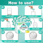 Portable Toilet Gel, Poo Powder for Portable Toilet, Camping Toilet Gel, Pee Powder, Portable Toilet Powder for Outdoor Camping and Hiking Toilet Gel Powder