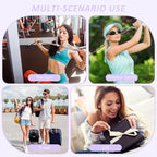Magnetic Gym Bag for Men and Women, Magnetic Water Bottle Holder for Gym, Small Gym Bag, Gym Gifts for Women and Men (Purple, <40 OZ)