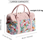 ESVAN Travel Tote Duffel Gym Bag,Weekender Overnight Carry-on Tote Crossbody Bag with Wet Pocket and Trolley Sleeve Upgraded