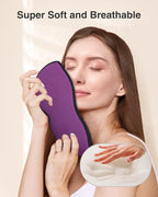 MABAO Sleep Mask for Side Sleeper, Eye Mask for Sleeping Women Men, 3D Contoured Cup No Eye Pressure 100% Light Blocking Sleeping Mask with Adjustable Strap Night Blindfold Flight, Travel, Nap, Purple
