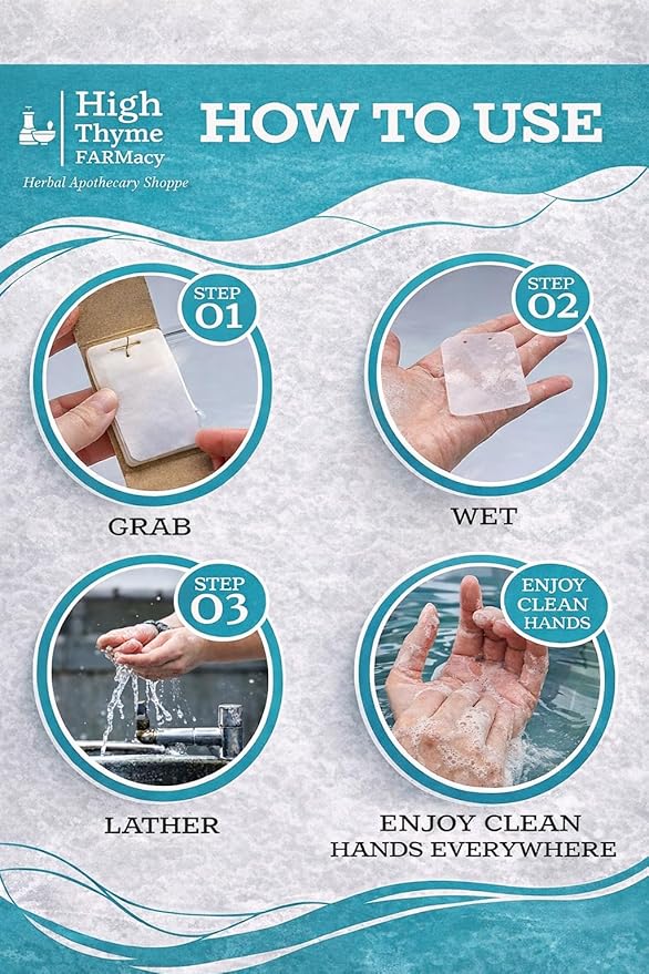 Travel Soap Sheets (150 Count, 3 Pack) – Portable Paper Soap for Travel, Camping, Hiking & Emergency Kits – Pocket Size Hand Soap Sheets, TSA Approved, Unscented