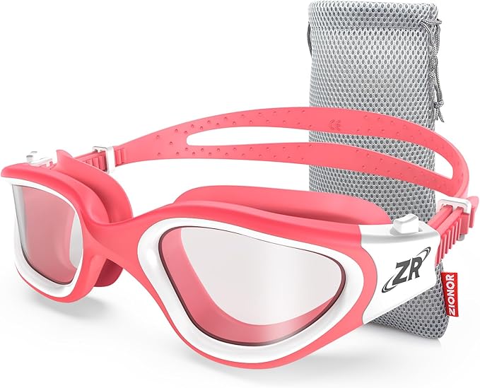 ZIONOR Swim Goggles, Upgraded G1 Polarized Swimming Goggles Anti-Fog for Adult Men Women