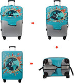 WUJIAONIAO Travel Luggage Cover Baggage Suitcase Cover Protector Skins 18-32 Inch (A15 Go Travel, L (for 25-28 inch luggage))