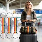 3PCS Luggage Straps,Adjustable Luggage Connector Straps with Heavy-Duty Elastic Belt to Connect Two Suitcases,Add a Bag Luggage Belt,Luggage Accessories for Travel for Securing Carry-On&Bag Essentials