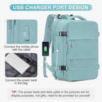coofay Expandable Backpack For Traveling On Airplane Travel Backpack For Women Men Airline Approved Carry On Bags For Airplanes Gym Bag With Shoe Compartment Waterproof Hiking Backpack Essentials
