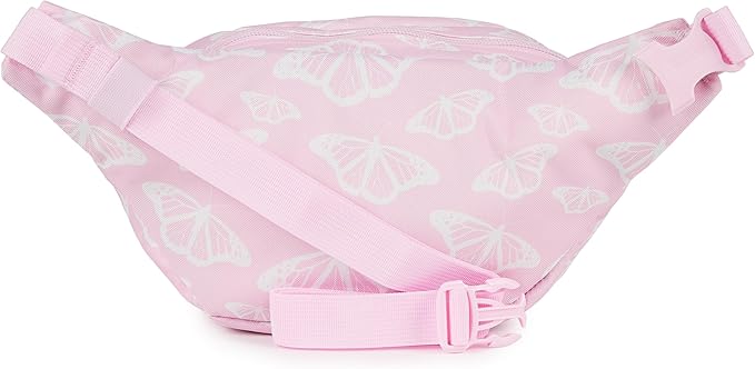 JanSport Fifth Avenue Fanny Pack Crossbody Bags for Women, Men - Stylish, Durable Waist Bag with Adjustable Belt, Main Zippered Pocket, Quick Stash Pocket - Travel Essentials - Black