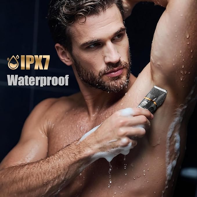 Electric Body Hair Removal Epilators for Men & Women,Waterproof Foil Shaver Razor Trimmer for Facial,Arms,Back,Legs,Chest & Groin,Wet/Dry Painless Groomer with Ceramic Blade,Travel Gift for Him,Black