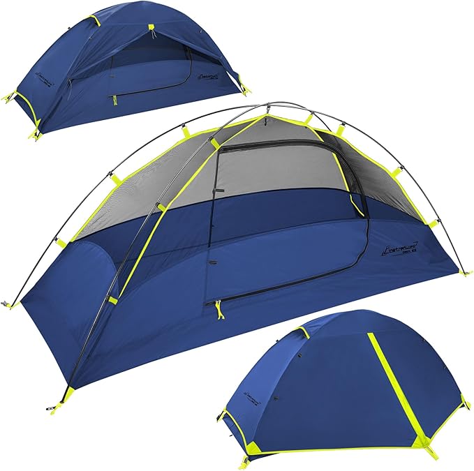 Clostnature Lightweight Tent for Backpacking - 1/2/3/4 Person Ultralight Backpacking Tent, Waterproof Easy Setup Camping Tent, Hiking Tent for Outdoor, Hiking and Mountaineering