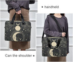 Goth Astrology Tarot Laptop Case 15.6 inch Computer Bag Waterproof Laptop Briefcase Laptop Bag for Women & Men