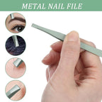 7 in 1 Nail Clipper Set Manicure Kit Premium Stainless Steel Fingernail & Toenail Clippers, Portable Travel Manicure & Pedicure Grooming Care Kits with PU Leather Pouch, Gifts for Men Women Parents