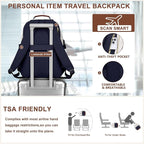 Focdod Laptop Backpack for Women Bookbag: 15.6 inch Work Backpacks with Pouch Pocket for Large Capacity Cup & USB Charger College Book Bag Travel Business Nurse Teacher Bookbags Anti-theft Back Pack