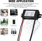 Weewooday 1 Piece 12v to 5v Dc Converter Buck Module USB Output Power Adapter Dc Car Power Converter Regulator