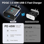 45W USB C Super Fast Charger Type C Charger Fast Charging Android Phone Charger Block with 6.6FT Type C Charging Cable for Samsung Galaxy S26 Ultra/S26/S26+/S25/S25 Ultra/S25+/S24 Ultra/S23 Ultra/S22
