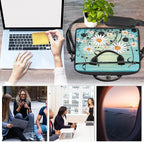 Laptop Shoulder Bag for Women Men, Waterproof Computer Case Messenger Bag Briefcase for Business Office Travel