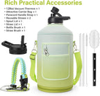 DYSANKY 1 Gallon Insulated Water Bottle | Upgraded Thickened Stainless Steel Metal Portable Sports Large Water Jug for Gym and Hiking with Carrier Bag, Handle Strap | BPA-Free 128 oz