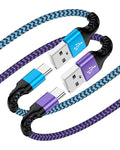 Long Type C Charger Cord 10 Ft for iPhone 17e 17 Pro Max 16e iPhone Air 16 15 Series, Android Phone Accessories C-Type Charging Cord with USB A End, Super Fast Apple Power Cord 10 Foot/2pack