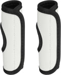 PATIKIL Luggage Handle Wrap for Suitcase, 2 Pcs Bright Color Neoprene Comfort Soft Handle Covers Luggage Identifiers for Bag Suitcase Tags Wraps Travel Accessories, White
