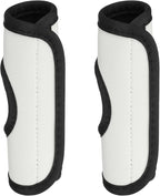 PATIKIL Luggage Handle Wrap for Suitcase, 2 Pcs Bright Color Neoprene Comfort Soft Handle Covers Luggage Identifiers for Bag Suitcase Tags Wraps Travel Accessories, White