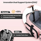 Fanwoli 28" Dance Bag with Garment Rack | Ultra-Light Collection| More Lightweight & Wear-Resistant| Ideal Competition Duffle Bag for Dancers Livestreamer Athletes