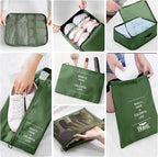 Packing Cubes for Travel-10 Set Luggage Organizer Bags for Family, Mesh Breathable Packing Cubes for Suitcases Durable Travel Essentials Bags Set