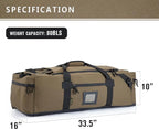 86l Large Duffel Bag For Travel, Gym & Sports - Water Repellent Polyester, Hidden Straps, Shoe Compartment - Perfect Luggage Duffle Bag Or Backpack For Men & Women