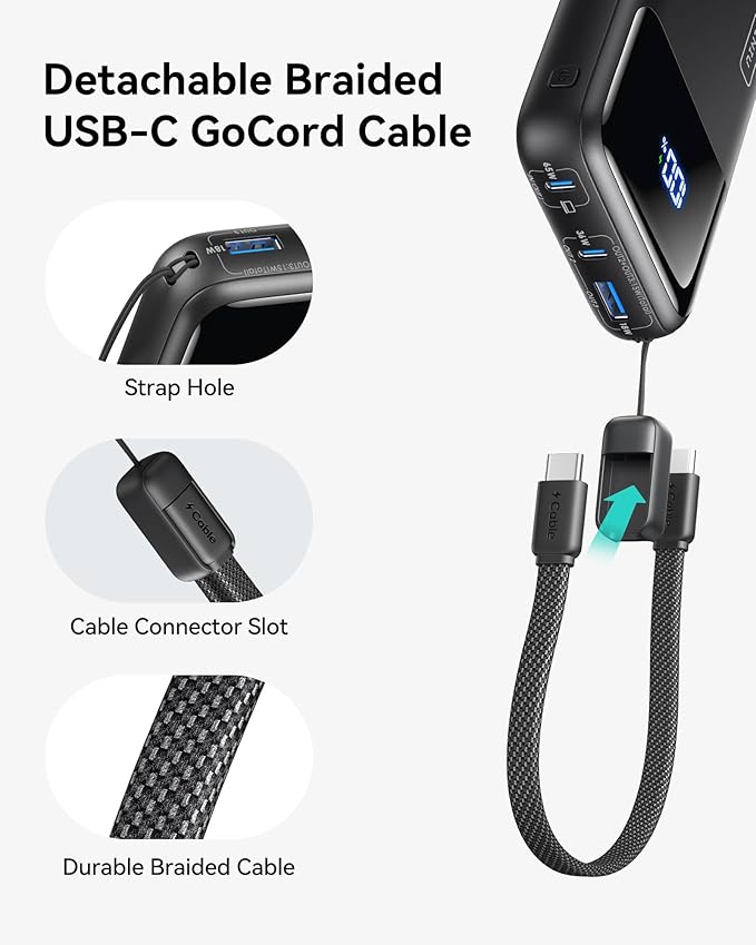 INIU 45W Portable Charger + 65W Power Bank