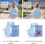 STEAMEDBUN Corduroy Kids Backpack for Girls and Boys 5-8: Girls Backpack for Elementary Kindergarten - 15 inch Cute Backpacks for Kids - Floral