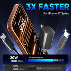 Phone 17 16 15 Pro Charger Fast Charging, 20W USB C Fast Charger Block with 6.6FT Long Type C Chargers Fast Charging Cable Cord for Phone 17/17 Pro/17 Pro Max/Air/16 Pro Max/16 Pro/15Pro Max/Pro, S24