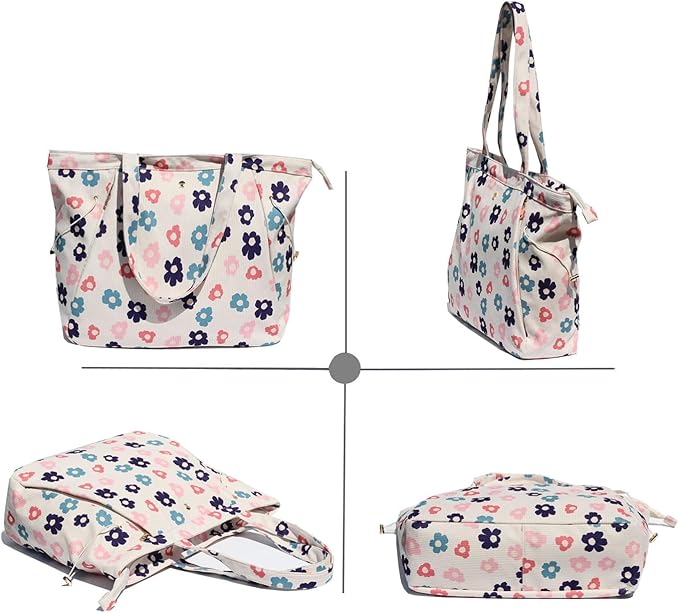 ESVAN Corduroy Yoga Tote Bag Gifts for Women Drawstring Yoga Mat Bag for Office Workout Travel Carryall Pilates Gym