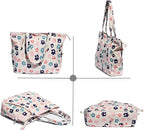 ESVAN Corduroy Yoga Tote Bag Gifts for Women Drawstring Yoga Mat Bag for Office Workout Travel Carryall Pilates Gym