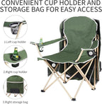 VTOY Portable Camping Chair with Canopy - Folding Chair with Canopy, Durable 600D Oxford Canopy Chair for Camping, Beach, Picnics, Fishing & Sports