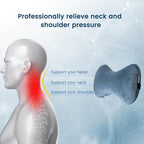 Keemall Inflatable Car Neck Pillow Driving , Blow Up Car Headrest Pillow for Car, Inflatable Travel Pillow for Camping, Neck Support for Office Chair - Adjustable Softness