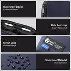 RIGHT AWAY Travel Tech Pouch，Waterproof Cord Case，Electronics Organizer Travel Case，Cable Organizer Storage Bag For Phone, Charger, Accessories(Dark Blue)